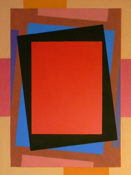 Malerei 16 <strong>Rotation, 1989</strong><br>Acryl auf Leinwand, 80 x 60 cm.