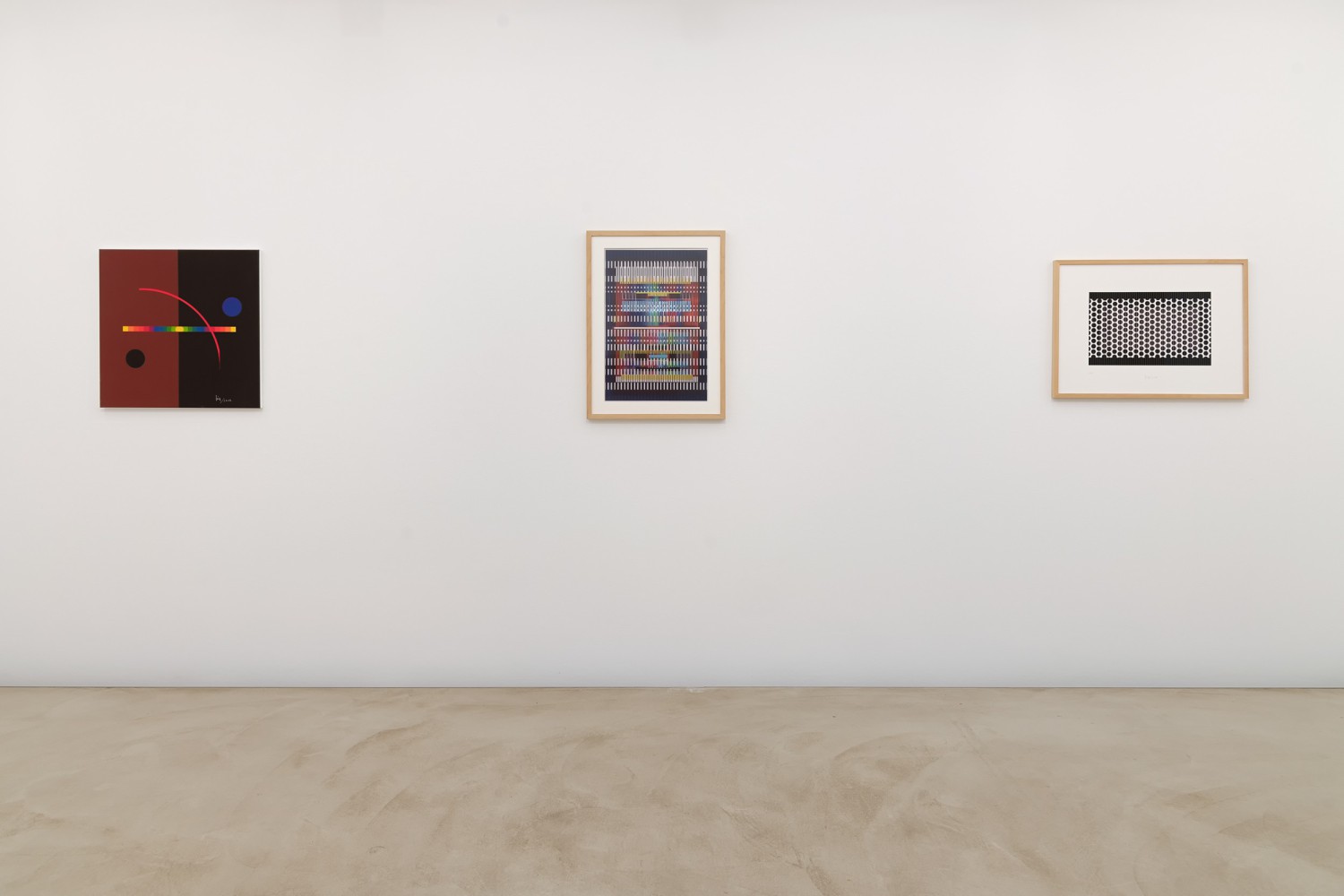 Kabinett in Dieter Jungs Ausstellung The Light Behind in der Galerie Kornfeld Berlin